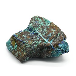 Коллекционный камень азурмалахит 60*63*32мм, 113г
