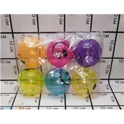 Мячик 6 шт в блоке в ассортименте BB018/BB017, BB018/BB017