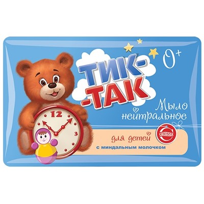 ТИК-ТАК Мыло 90г с миндальным молочком