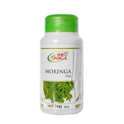 MORINGA Tab. Shri Ganga Pharmacy (МОРИНГА, детокс и антиоксидант, Шри Ганга), 60 таб.