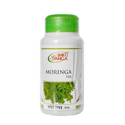 MORINGA Tab. Shri Ganga Pharmacy (МОРИНГА, детокс и антиоксидант, Шри Ганга), 60 таб.
