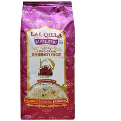 MAJESTIC Extra Long Grain BASMATI RICE, Lal Qilla (Длиннозерный рис БАСМАТИ МАДЖЕСТИК, двойной полировки, Лал Килла), 1 кг.
