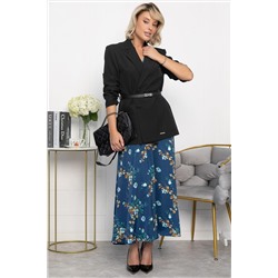 Платье Летнее вдохновение (джинс) П14145-1М