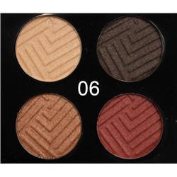Тени O.TWO.O 4 Colours Eyeshadow арт.6053