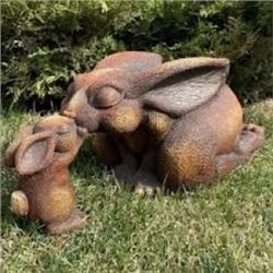 Фигурка Садовая композиция Нежность (трюфель) H35см  Ф311трю