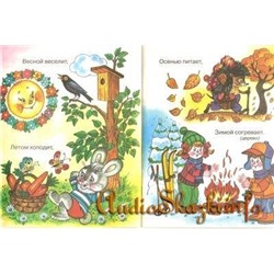 Кн. Загадки для малышей.  Зимой белый, летом серый 16 цветн.стр. 21,5*17см  27322