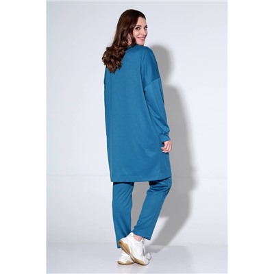 Liona Style 824 синий, Кардиган,  Брюки