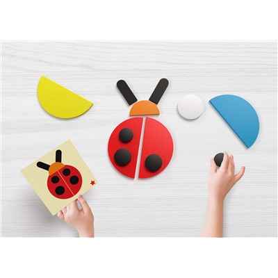 Деревянный пазл 29 элементов Baby Toys Wood