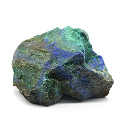 Коллекционный камень азурмалахит 110*79*58мм, 447г
