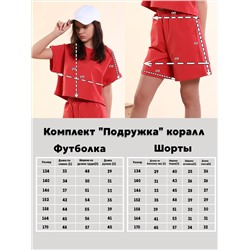 Комплект "Подружка" коралл