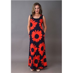 Платье Леди (Крупная ромашка) 3-179а