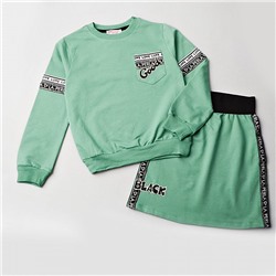 2089 зел Костюм для девочек (128-176)