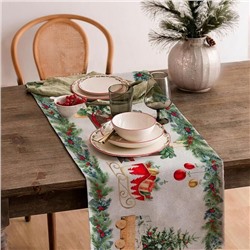 Дорожка столовая "У камина" 45*150 см. хлопок 100%