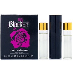 Paco Rabanne - Туалетная вода Black XS pour femme 3x20 мл