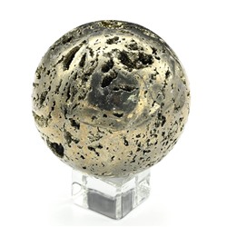 Шар из пирита "Искра" 61мм, 467г (43-32)