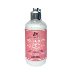 Body Lotion WILD ROSE & HONEY, Indian Khadi (Лосьон для тела ДИКАЯ РОЗА И МЁД, Питание кожи, Индиан Кхади), 200 мл.