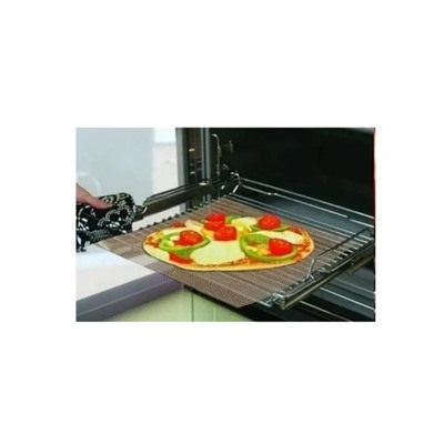 Сетка-коврик для духовки и барбекю, многоразовая, 33х40см, Тефлон