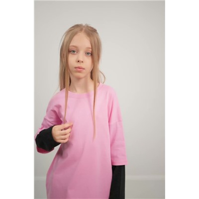 Лонгслив с двойным рукавом для девочки Happyfox