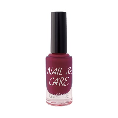 Лак для ногтей LATUAGE Nail & Care тон 610 бордовый