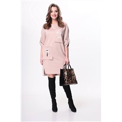 Taita plus 2133/15-1 розовый, Платье