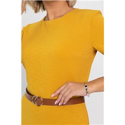 Платье трикотажное Парижанка (желтое) П14334-10М