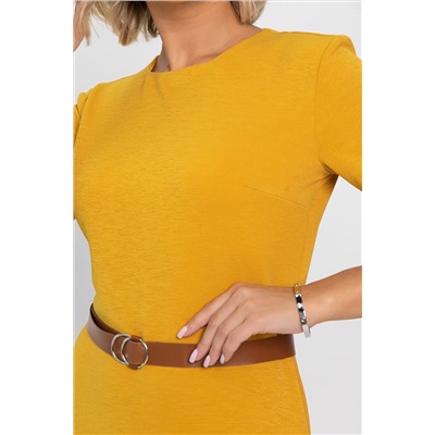 Платье трикотажное Парижанка (желтое) П14334-10М