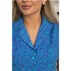 Блуза Мелита (сине-фиолетовая) Б13795-29М