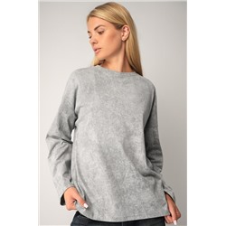 Женский лонгслив оверсайз Happyfox