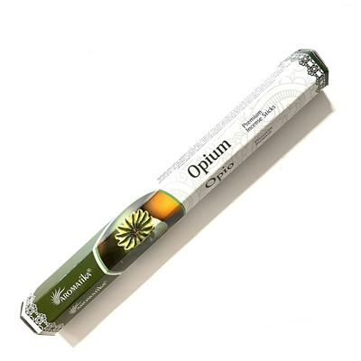 Aromatika OPIUM Incense Sticks (ОПИУМ ароматические палочки, Ароматика), шестигранник, 20 г.