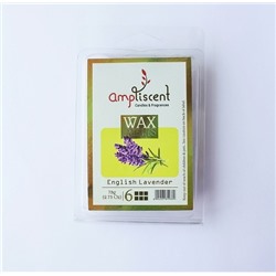 Wax Melts ENGLISH LAVENDER, AmpLiscent (Аромавоск для аромалампы АНГЛИЙСКАЯ ЛАВАНДА), уп. 78 г. (6 кубиков)