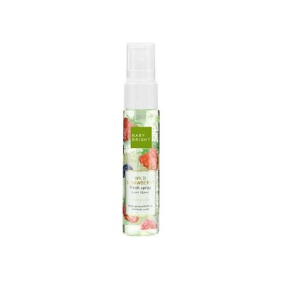 Baby Bright WILD STRAWBERRY fresh spray, Karmart (Освежающий СПРЕЙ-МИСТ для тела и волос ДИКАЯ КЛУБНИКА), 20 мл.