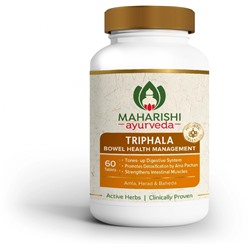 TRIPHALA Bowel Health Management, Maharishi Ayurveda (Трифала, Махариши Аюрведа), 60 таб.