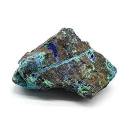 Коллекционный камень азурмалахит 60*63*32мм, 113г