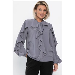 Блуза Дыхание осени (серая) Б14186-5М