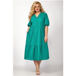 Элль-стиль 2199 бирюзовый, Платье