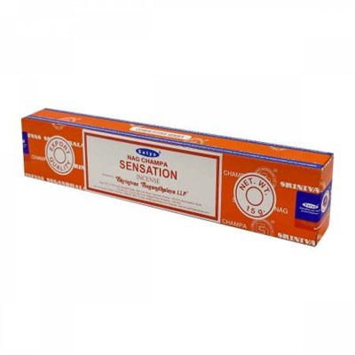 Nag Champa SENSATION Incense, Satya (Благовония НАГ ЧАМПА ЧУВСТВО, Сатья), 15 г.