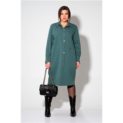 GRATTO 8227 бирюзовый, Платье