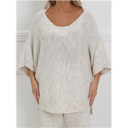 Джемпер вязаный силуэта oversize