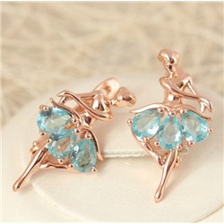 Серьги позолота H01-15373