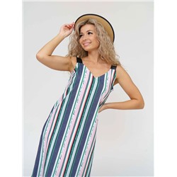 Сарафан женский Текс-Плюс, цвет зеленый красный белый