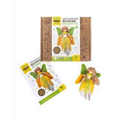 Игрушка своими руками «Цветочная фея Ирис». Валяние из шерсти