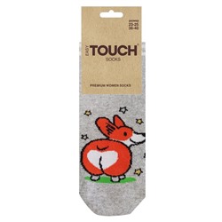 Носки TOUCH Женские р.23-25 Корги, кошка, панда арт.2276