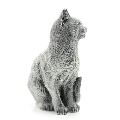 Скульптура из мрамолита "Кошка" (большая) 120*85*180мм