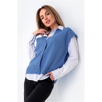 Женский вязаный жилет Happyfox