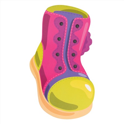 Деревянная шнуровка для детей «Сапожки» Baby Toys