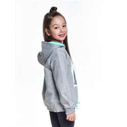 Джемпер UD 7367 серый/бирюза