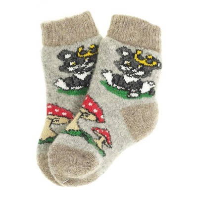 Носки детские "Котёнок с короной" 6415-7