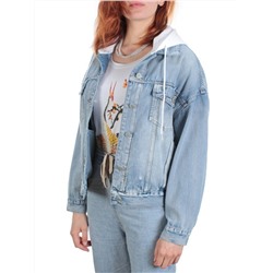 J7732 BLUE Куртка джинсовая женская YI SUO (100% хлопок) размер L - 46/48 российский