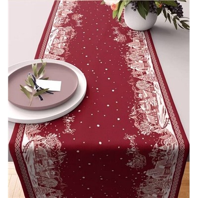 Дорожка столовая "Магия праздника" 45*150 см. хлопок 100%
