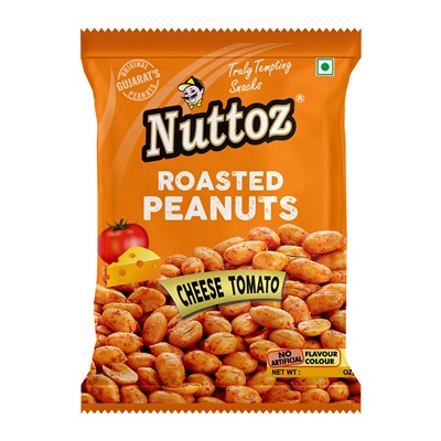 Roasted Peanuts CHEESE TOMATO, Nuttoz (Жареный арахис СЫР ТОМАТ, Наттоз), 25 г.